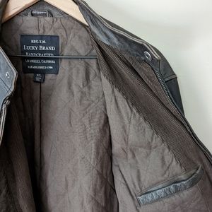 Lucky Brand Leather Jacket - XL